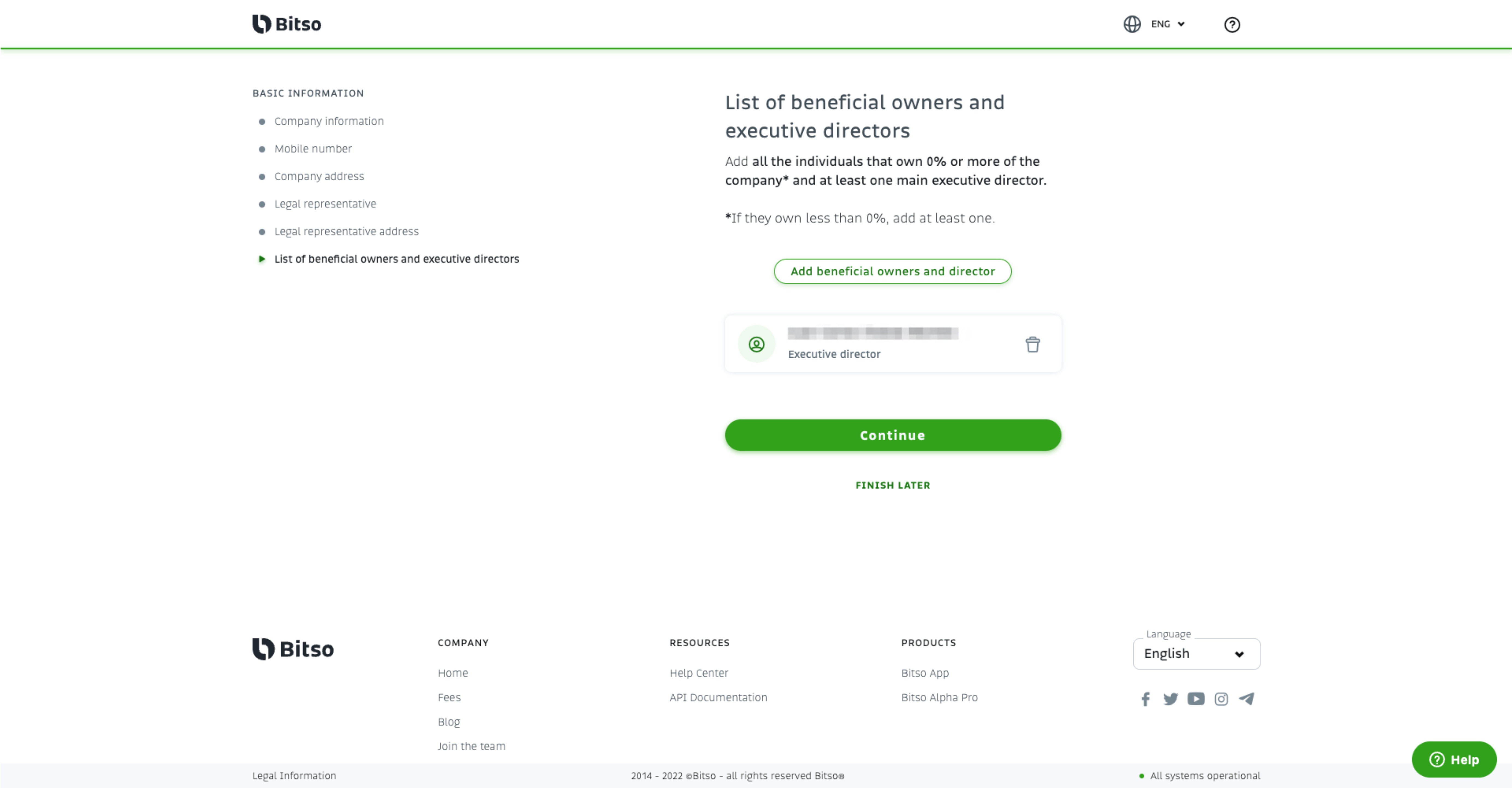 How do I create a business account in Bitso? – Help Center