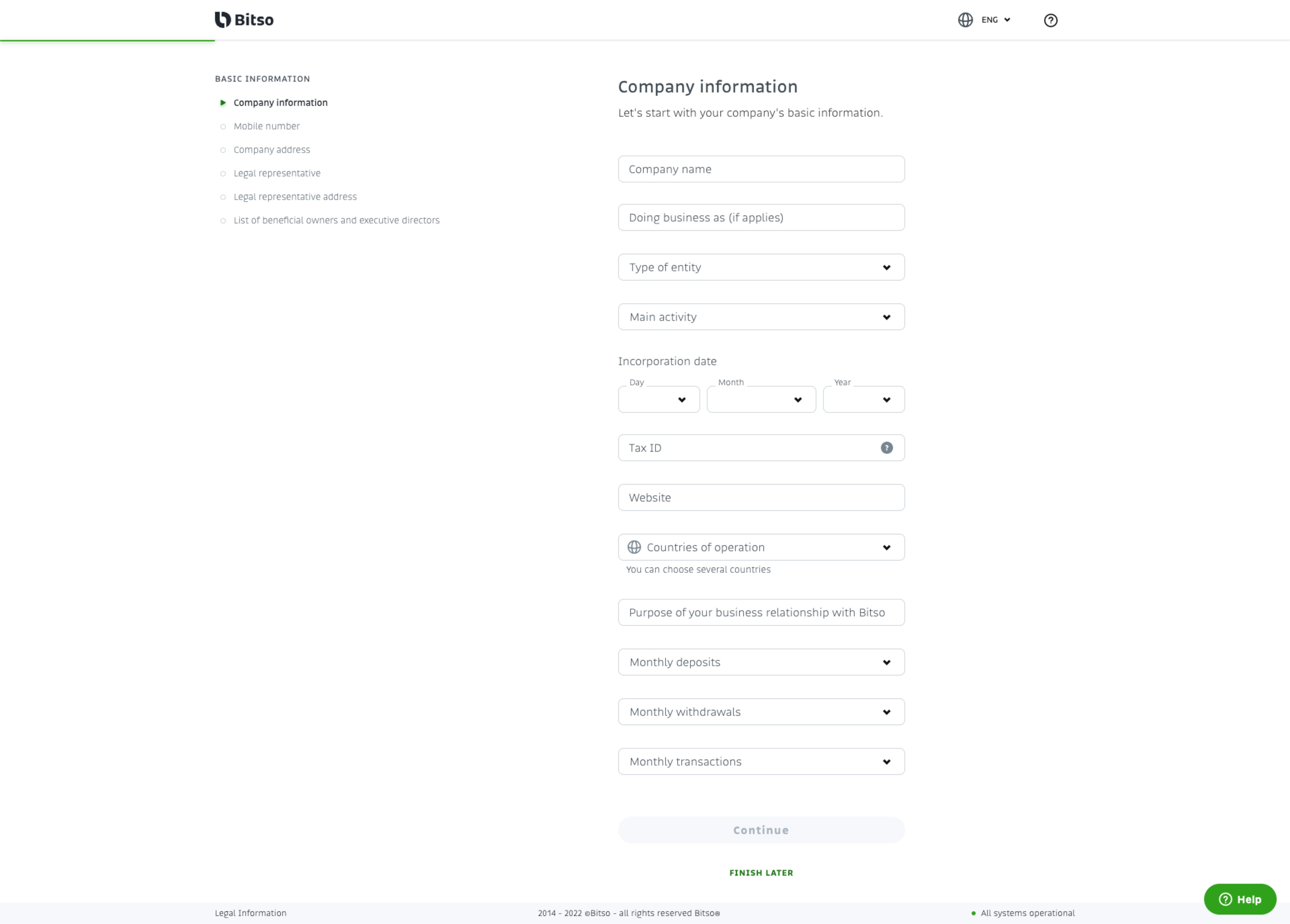 How do I create a business account in Bitso? – Help Center