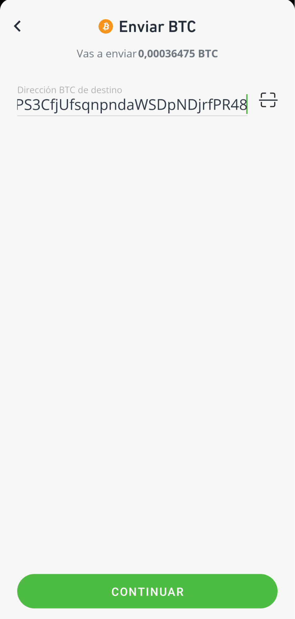 Enviá criptomonedas a otra billetera desde la app – Centro de Ayuda