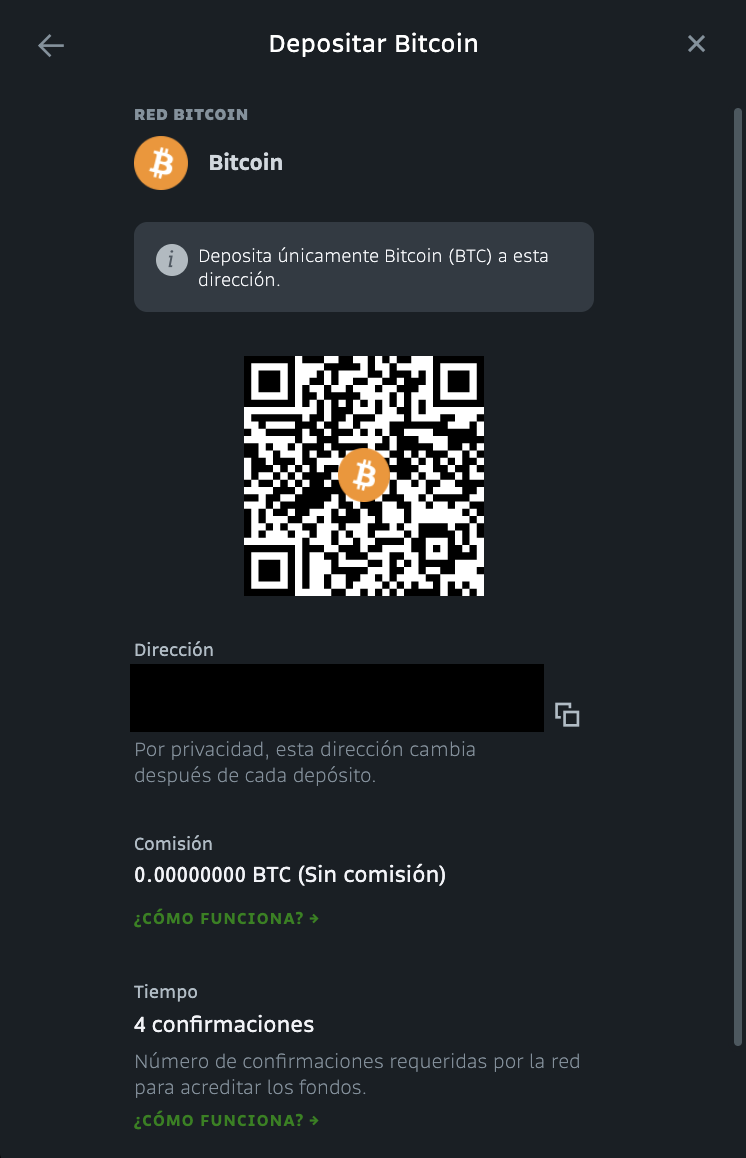 Deposita criptomonedas a tu cuenta de Bitso Alpha – Centro de Ayuda